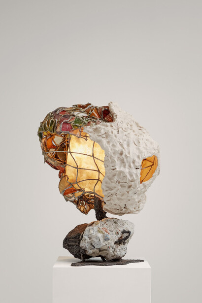 Nacho Carbonell, Combi glass plaster bubble (296/2024), 2024. Courtesy of Carpenters Workshop Gallery