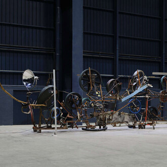 Jean Tinguely, exhibition view. Courtesy of Pirelli HangarBicocca