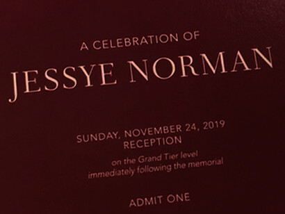L'invito al concerto in memoria di Jessye Norman