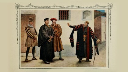 Illustrazione del 1914 della commedia shakespeariana "Il mercante di Venezia"