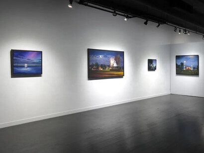 Stephen Fox, Night moves, exhibition view. Courtesy of Arcadia Contemporary