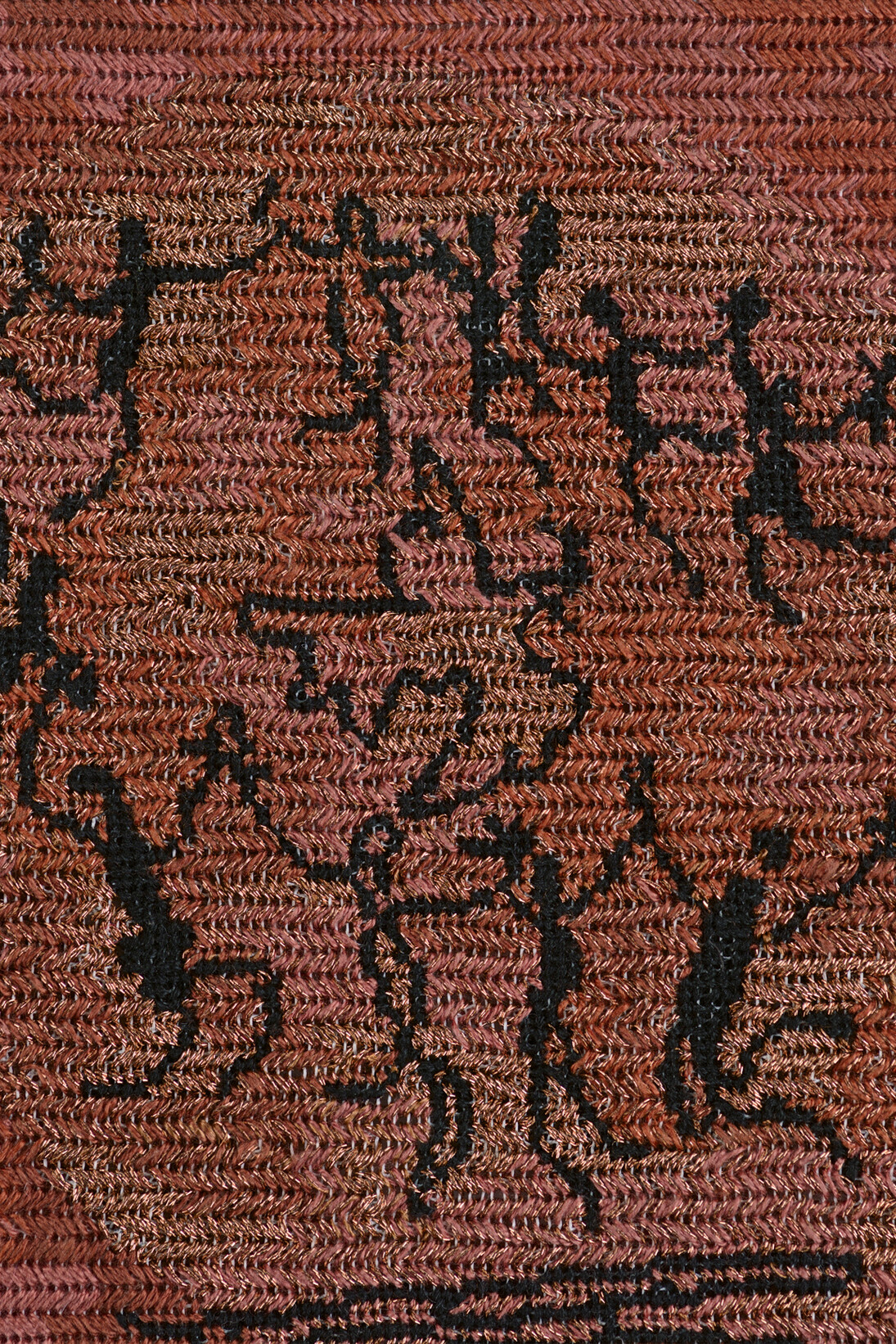 Narelle Jubelin, As Yet Untitled (Pablo Picasso, 1961) (Detail), 2014, cotton on silk petit point, Courtesy the artist and Marlborough Contemporary, London.