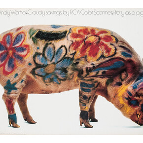 Andy Warhol (1928-1987), Bank – RCA Color Scanner, 1968, Offset lithograph, 76.2 × 114.2 cm. For the promotion of a colour scanner. Publisher: Darien House, Inc., New York. Printer: MacNaughton, New Jersey. Collection Paul Maréchal. © The Andy Warhol Foundation for the Visual Arts, Inc. / SODRAC (2014). Photo Roch Nadeau, courtesy Paul Maréchal