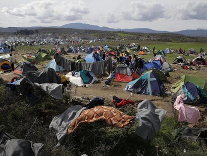 Refugees in the Greek-Turkish border