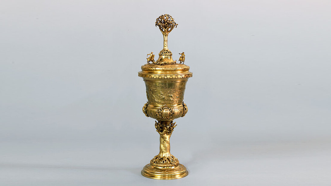 Jagdpokal des Kurprinzen Friedrich, August von Sachsen, Dresden, um 1720. Courtesy of Germanisches Nationalmuseum