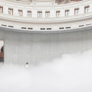 Fujiko Nakaya, exhibition view. Courtesy of Bourse de Commerce