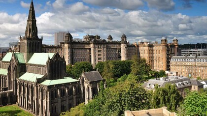A mesmerizing view of Glasgow the largest city in Scotland