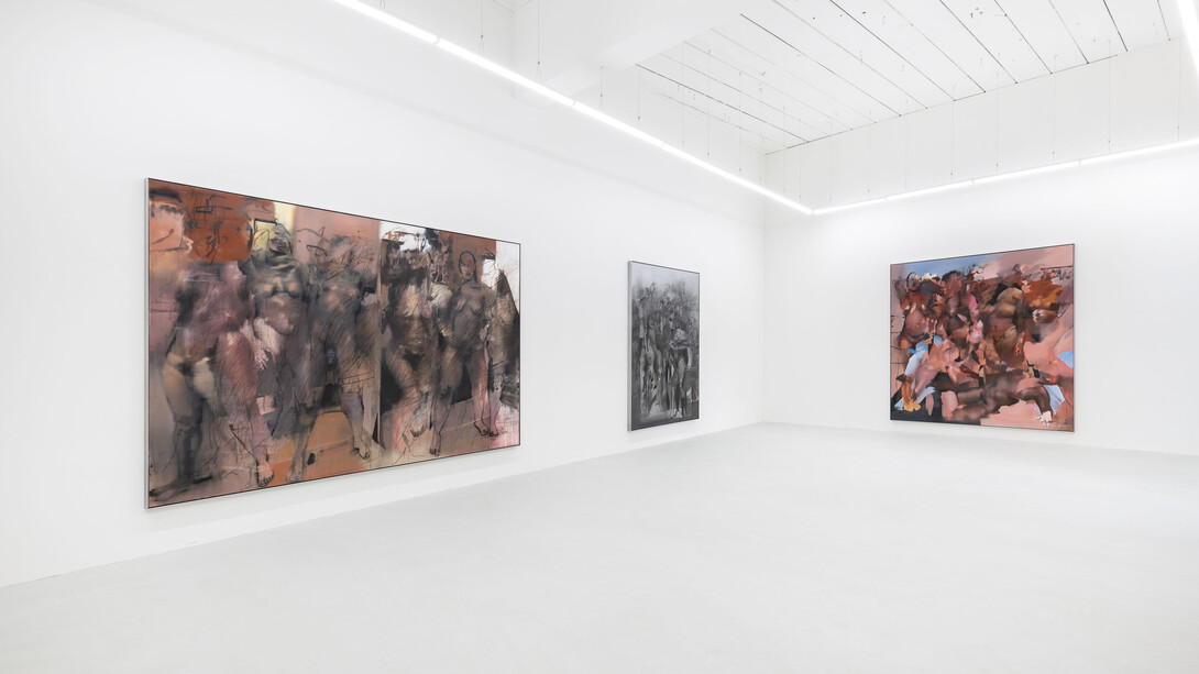 George Rouy, Reprise, exhibition view. Courtesy of Hannah Barry Gallery