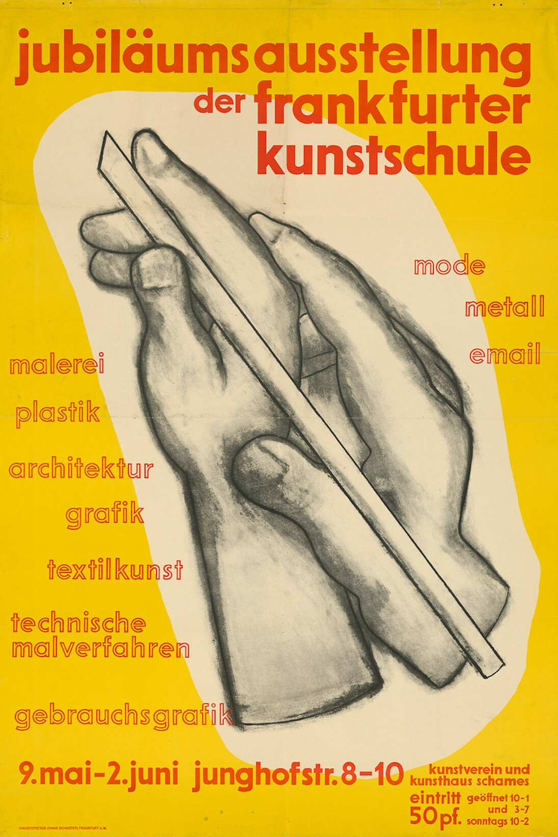 The Frankfurt Art School . Courtesy of Bauhaus-Archiv