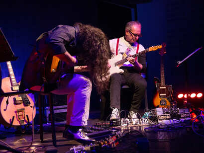 Enrico Merlin e Valerio Scrignoli a Cinisello. Foto di Roberto Del Bo