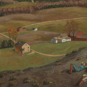 Molly Luce, Reading from Frost, circa 1932. Courtesy of Childs Gallery