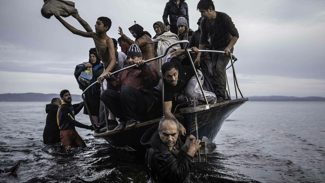 Europe Migration Crisis series, Sergey Ponomarev, 2015, Skala, Greece. © Sergey Ponomarev
