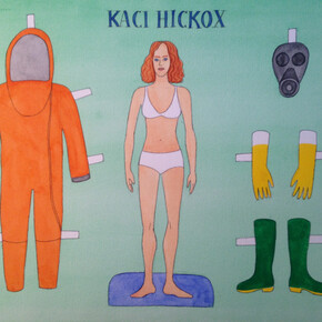 Patricia Fabricant, Kaci Hickox, 2015, Gouache on paper, 12 x 16 in.