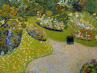 Vincent van Gogh (1853-1890), Garten in Auvers, 1890. 
Öl auf Leinwand, 63,9 x 80 cm. 
Privatsammlung.