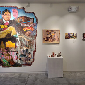 Nomadic Treasures, 2023, installation view. Courtesy of the artists and AHA Fine Art, NYC