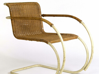 MR20, armchair, designed by Ludwig Mies van der Rohe, manufactured by Thonet, 1927, Germany. Museum no. T.40:1&2-2005. © Victoria and Albert Museum, London