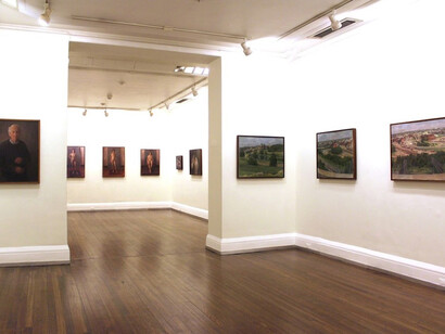 Wilbur Niewald. Recent Paintings, exhibition view. Courtesy of New York Studio School