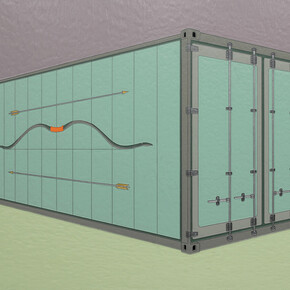 Beyond the cave, artwork in exhibition. Courtesy of ShanghArt Gallery