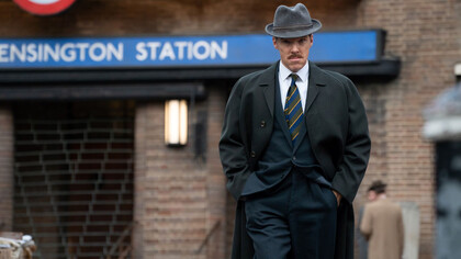 El actor británico Benedict Cumberbatch durante una secuencia de «El Espía Inglés». Foto: Diamond Films