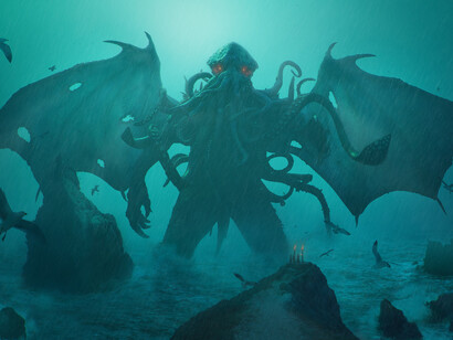 Representación del despertar de Cthulhu