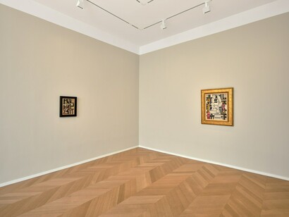 Fernand Léger, The mechanical paintings, exhibition view. Courtesy of Skarstedt Gallery