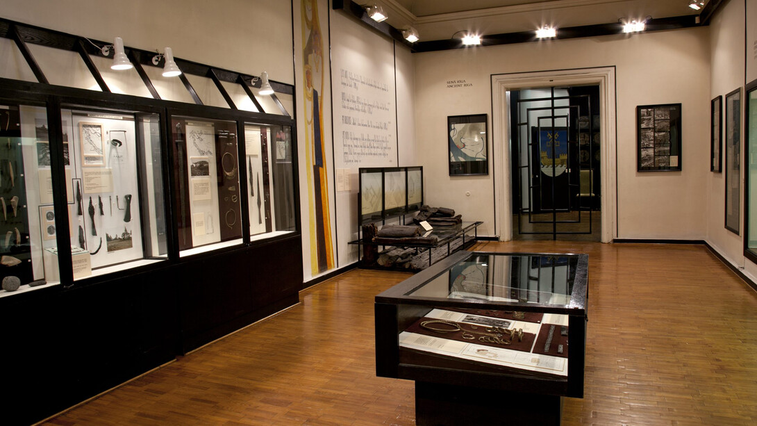 Riga history. Origins of Riga (before 1201), exhibition view. Courtesy of Museum of the History of Riga and Navigation