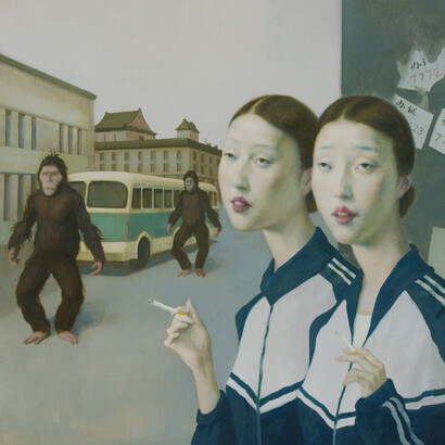 Jeffrey Chong Wang, After school. Courtesy of Dorothy Circus Gallery