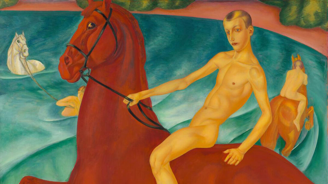 K.S. Petrov-Vodkin, Bathing of the red horse (detail), 1912. Courtesy of New Tretyakov Gallery