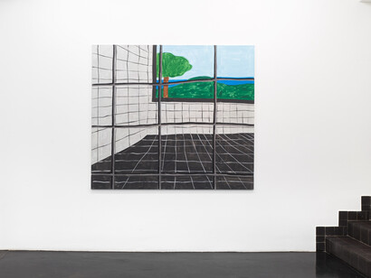 Johannes Herrmann, Under the same sky, ausstellungsansicht. Mit freundlicher genehmigung der Galerie Nagel Draxler