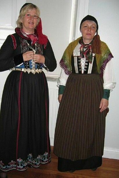 Traditional Icelandic dresses