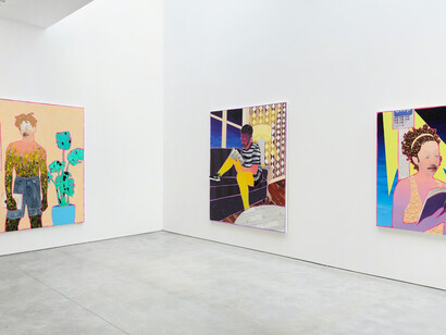 Shh... by Devan Shimoyama. Courtesy of De Buck Gallery