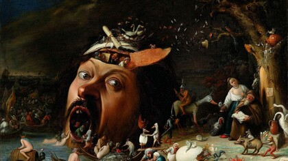 «La tentación de San Antonio» (1650), Joos van Craesbeeck