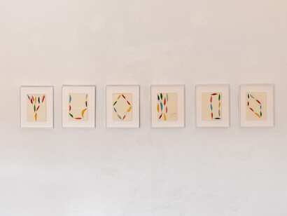 Bruno Ollé, Paisatge de lluna i sol, exhibition view. Courtesy of Alzueta Gallery