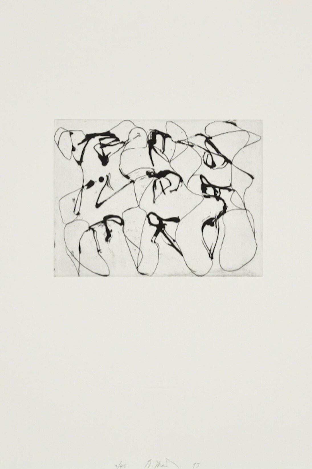 Brice Marden. Prints. Courtesy of Senior & Shopmaker