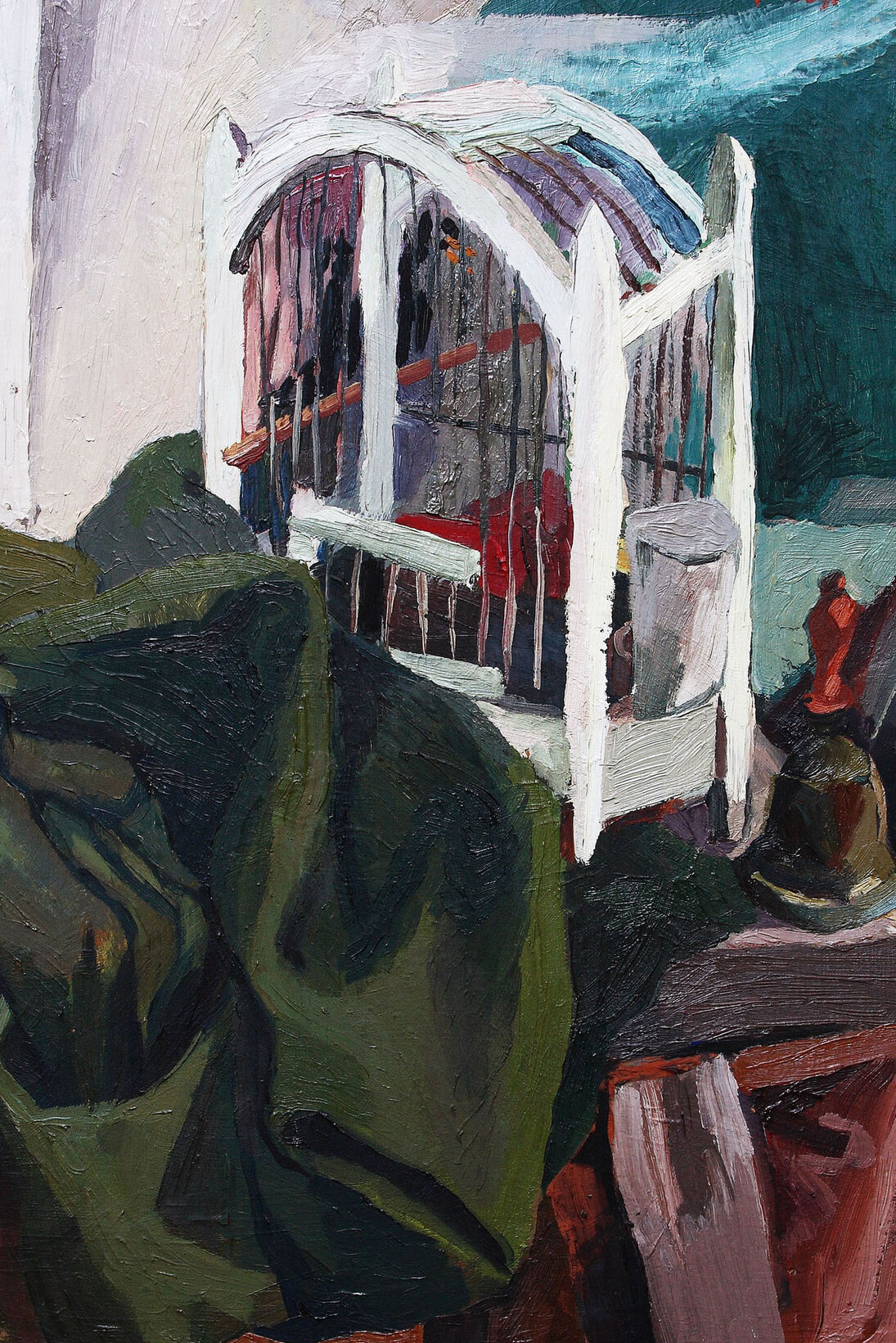 Renato Guttuso, Gabbia e cappello verde, 1940-41 Olio su tavola, cm 62,5x44,5 Palermo, Collezione privata © Renato Guttuso by SIAE 2016. Courtesy of MiBACT