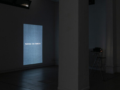 Cesare Pietroiusti, Materia paterna, exhibition view. Courtesy of the Gallery Apart 