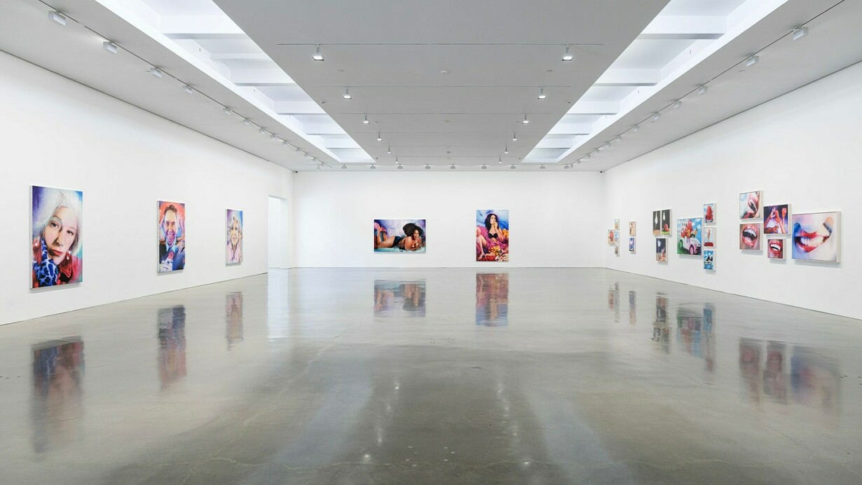 Marilyn Minter, exhibition view. Courtesy of Regen Projects