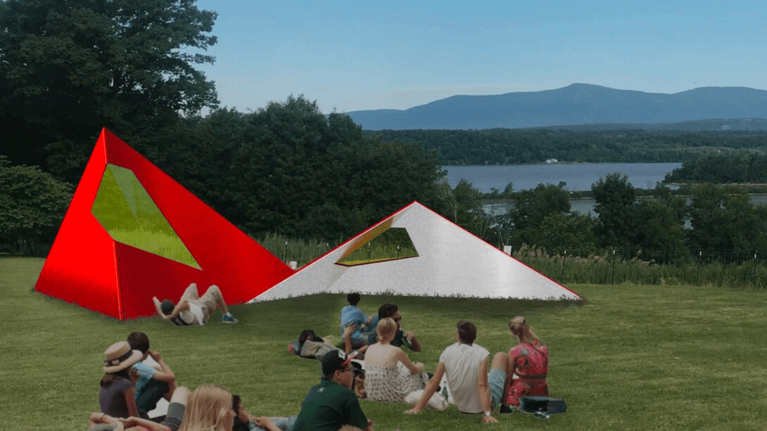 Marisa Morán Jahn + Rafi Segal, public sculpture proposal, 2023, variable for indoor and outdoor sculptural installations. Courtesy of the artists and SAPAR Contemporary
