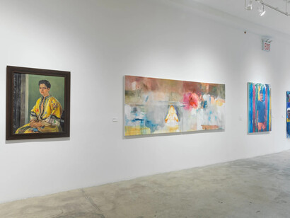 Various artists, A treatise on color vols I-IV, exhibition view. Courtesy of Fridman Gallery 