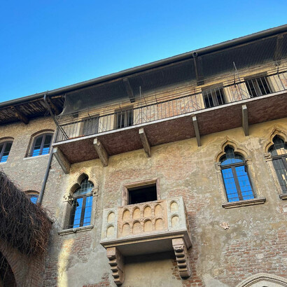 Balcone casa de Julieta em Verona; Itália