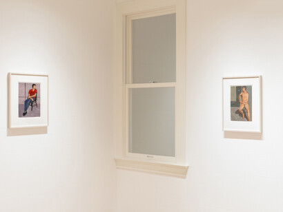 William Theophilus Brown, In the studio, exhibition view. Courtesy of Paul Thiebaud Gallery 