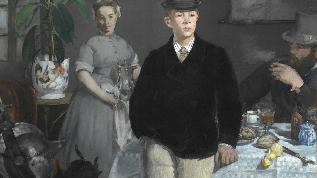 Édouard Manet (Paris 1832–1883 Paris) - The Luncheon, 1868 - Canvas, 118.3 x 154 cm - Gifted in 1911 as part of the Tschudi Contribution by Georg Ernst Schmidt-Rei.ig, Starnberg