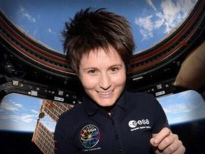 Samantha Cristoforetti a bordo della Stazione Spaziale Internazionale (ISS)