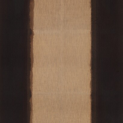 Yun Hyong-keun, Blue-Umber '79-C6, 1979; collection of RM; © Yun Seong-ryeol, courtesy PKM Gallery