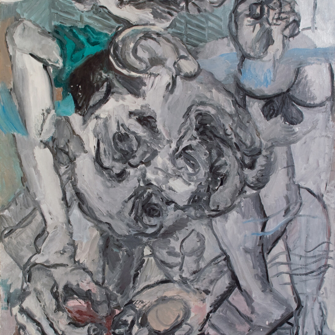 Jaime Valtierra, Digger, 2013-14, Oil on Canvas