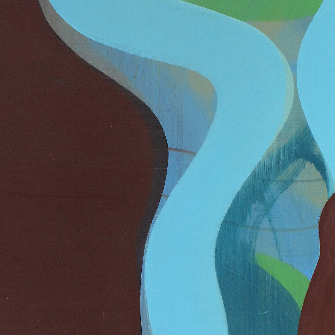 Margaret Neill, Tempo (detail), 2014, oil on canvas, 48 x 36 inches