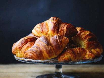 Eine köstliche Auswahl an Croissants