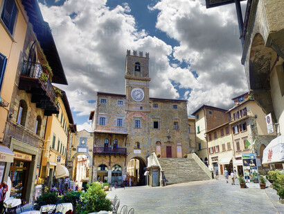 Cortona, Arezzo. Piazza della Repubblica