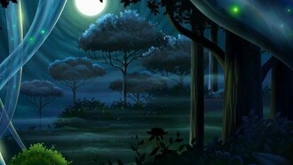 Magical view from a enchanted house