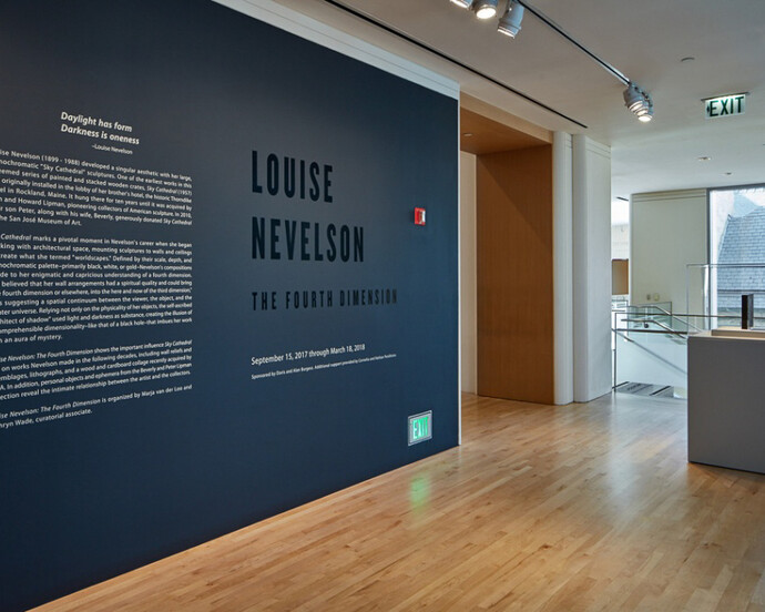 Louise Nevelson. Courtesy of San Jose Museum of Art